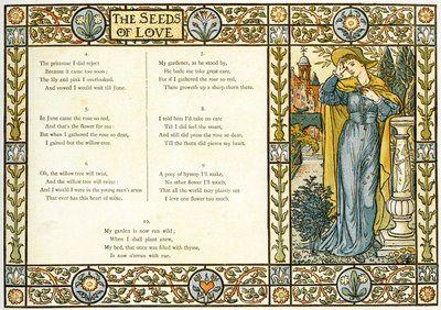 Las semillas del amor, parte 2 de una canción folclórica inglesa tradicional, ilustración de 